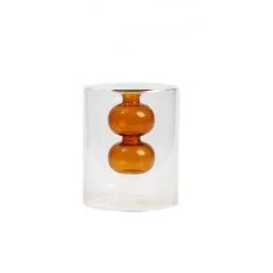 Staunton And Henry Inside Out Double Walled Glass Vase