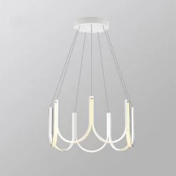 Staunton And Henry Lighting Modern Art Deco U Shape Chandelier