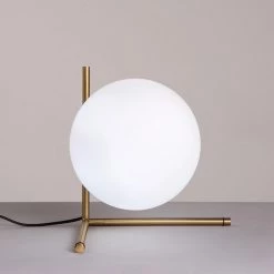 Staunton And Henry Retro Modern Brass Table Lamp Lighting