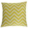 Staunton And Henry Home Accessories Yellow Chevron Pattern Throw Cushion
