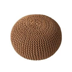 Staunton And Henry Furniture Chunky Knit Pouf