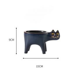 Staunton And Henry Cute Cat Plant Pot Home Accessories