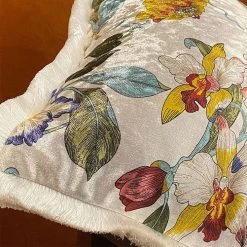 Staunton And Henry Velvet Oriental Garden Throw Cushion 21 Staunton And Henry Velvet Oriental Garden Throw Cushion