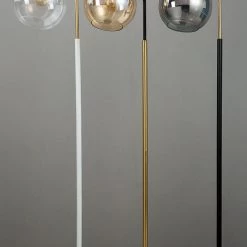 Staunton And Henry Orbit Glass Shade Floor Lamp Lighting