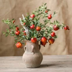 Staunton And Henry Artificial Pomegranate Fruit Plant