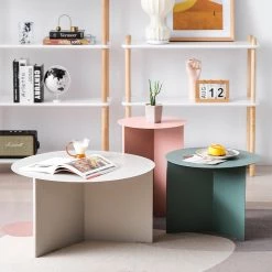 Staunton And Henry Furniture Modern Slimline Round Coffee Table