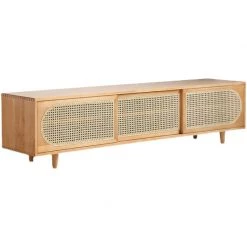 Staunton And Henry Furniture Retro Japanese Wood TV Cabinet