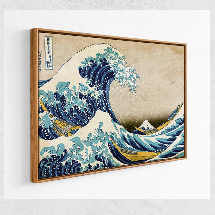 Staunton And Henry Japanese Wave Wall Art With Frame 7 Staunton And Henry Japanese Wave Wall Art With Frame