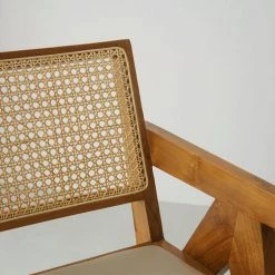 Staunton And Henry Furniture Replica Chandigarh Solid Wood Lounge Chair