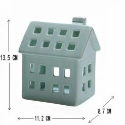 Staunton And Henry Porcelain House Tea Light Holder Home Accessories