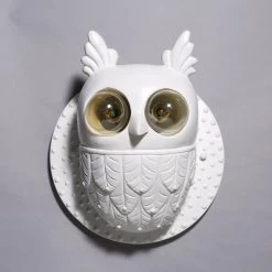 Staunton And Henry Nordic Style Owl Wall Light Lighting