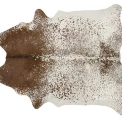 Staunton And Henry Pergamino Brown Speckled Cowhide Rug 5 Staunton And Henry Pergamino Brown Speckled Cowhide Rug