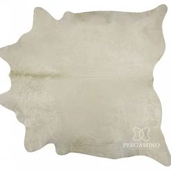 Staunton And Henry Rugs Pergamino Cream White Cowhide Rug