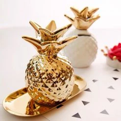 Staunton And Henry Gold Pineapple Ornament