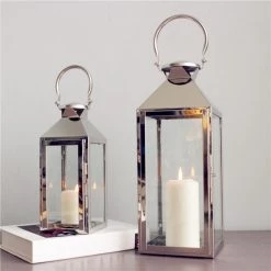 Staunton And Henry Classic Metal Lantern With Handle Home Accessories