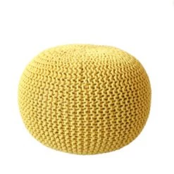 Staunton And Henry Furniture Chunky Knit Pouf