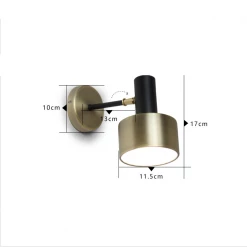 Staunton And Henry Gio Copper Adjustable Wall Light Lighting
