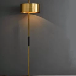 Staunton And Henry Mondo Gold And Black Floor Lamp