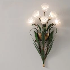 Staunton And Henry Zoe Flower Bouquet Wall Light