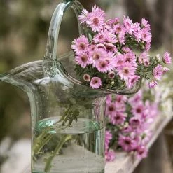 Staunton And Henry Pink Tote Bag Glass Vase