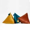 Staunton And Henry 3D Velvet Triangle Throw Cushion Home Accessories