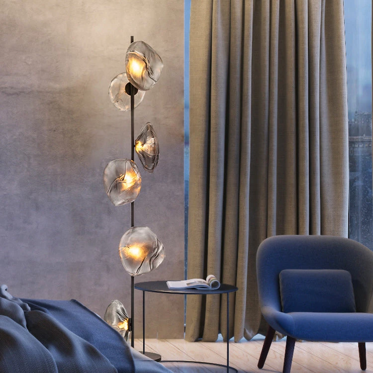 Staunton And Henry Glass Petals Floor Lamp Lighting 3 Staunton And Henry Glass Petals Floor Lamp Lighting