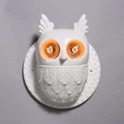 Staunton And Henry Nordic Style Owl Wall Light Lighting