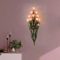 Staunton And Henry Zoe Flower Bouquet Wall Light