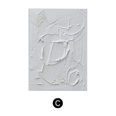 Staunton And Henry Wall Decor Modern Abstract White Oil Painting 9 Staunton And Henry Wall Decor Modern Abstract White Oil Painting