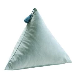 Staunton And Henry 3D Velvet Triangle Throw Cushion Home Accessories