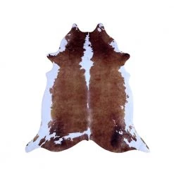 Staunton And Henry Premium Brown And White Faux Cowhide Rug 24 Staunton And Henry Premium Brown And White Faux Cowhide Rug