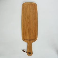 Staunton And Henry Kitchen Handmade Oak Wood Serving Platter - Long