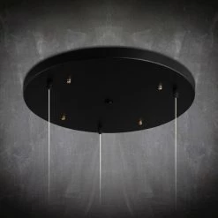 Staunton And Henry Black Multi Ceiling Light Mount Cover