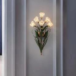 Staunton And Henry Zoe Flower Bouquet Wall Light