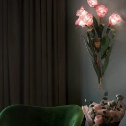 Staunton And Henry Zoe Flower Bouquet Wall Light