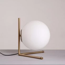 Staunton And Henry Retro Modern Brass Table Lamp Lighting