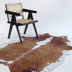 Staunton And Henry Premium Brown And White Faux Cowhide Rug 19 Staunton And Henry Premium Brown And White Faux Cowhide Rug