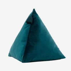 Staunton And Henry 3D Velvet Triangle Throw Cushion Home Accessories