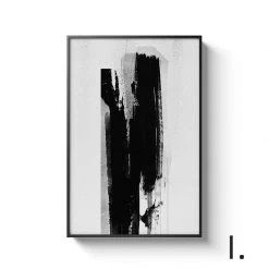 Staunton And Henry Black And White Alphabet Wall Art With Frame