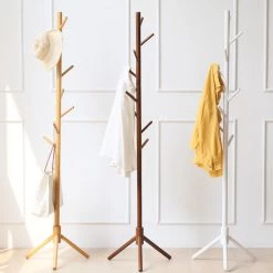 Staunton And Henry Furniture Modern Solid Wood Coat Rack