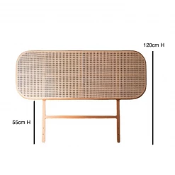 Staunton And Henry Laura Rattan Cane Bedhead